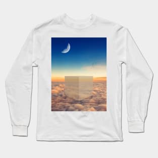 Cube - Surreal/Collage Art Long Sleeve T-Shirt